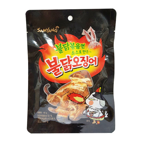 JP011 Samyang Spicy Dried Squid 40g 